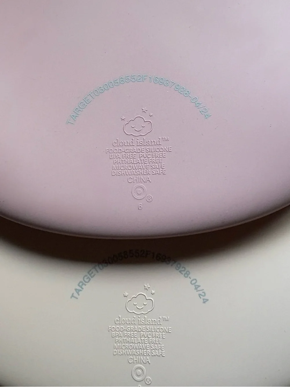 cloud island Floral Print & Lavender Silicone Bibs